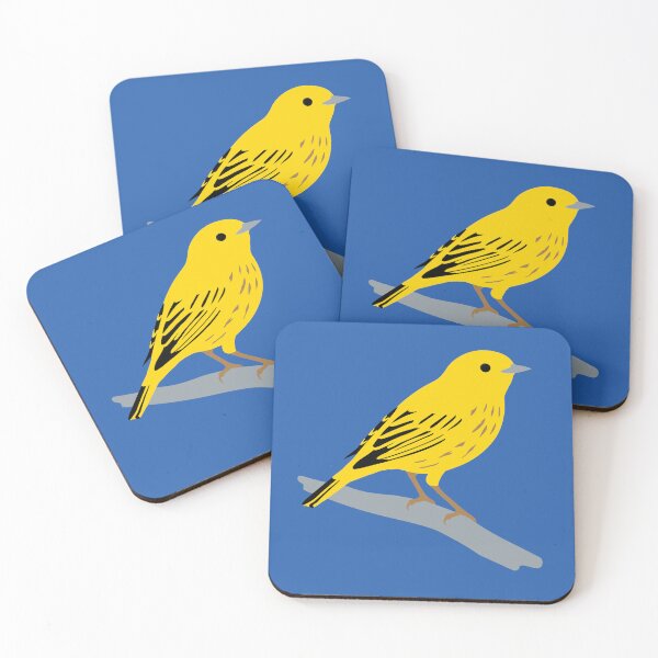 Item preview, Yellow Warbler – Bright Songbird Birdwatching Nature Art designed and sold by donwillisjrart.