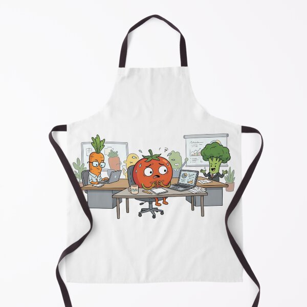 Item preview, Stressed Tomato – Office Vegetables designed and sold by Elena'sMoodBuddies.