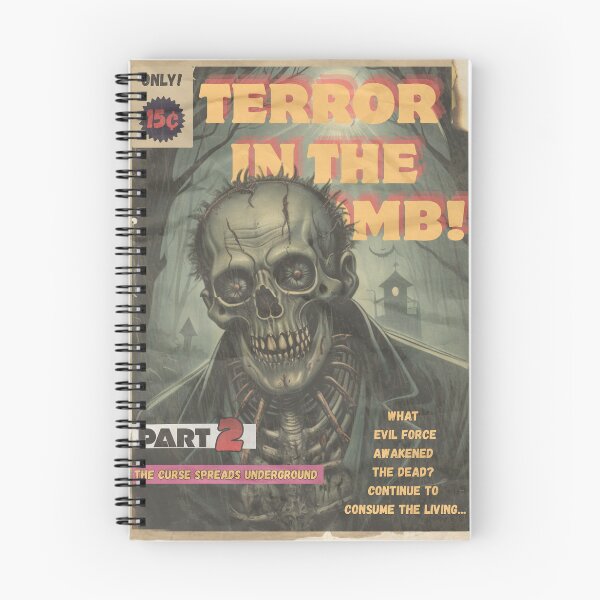 Item preview, Terror In The Tomb Horror Magazine Cover Vol.1 No.2 designed and sold by 8MegaCreativeStudio.