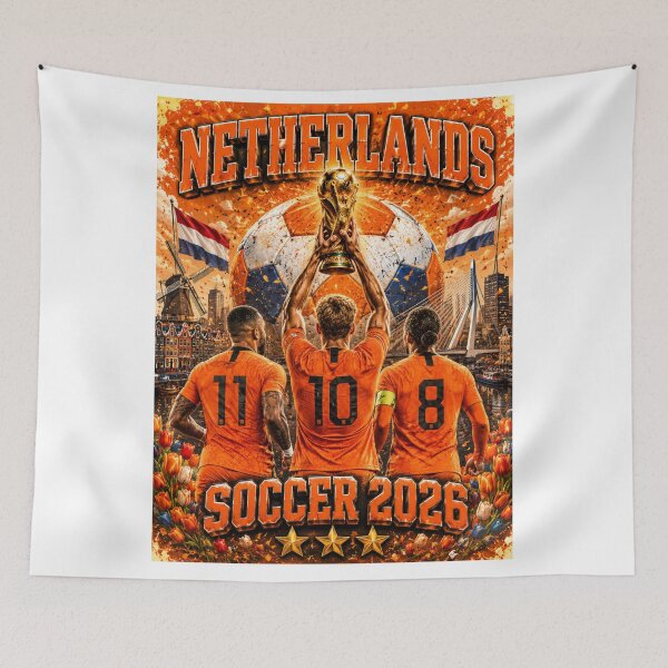 Item preview, Netherlands Soccer 2026 Shirt – Dutch Football Fan Gift designed and sold by UrbanPrintVibes.