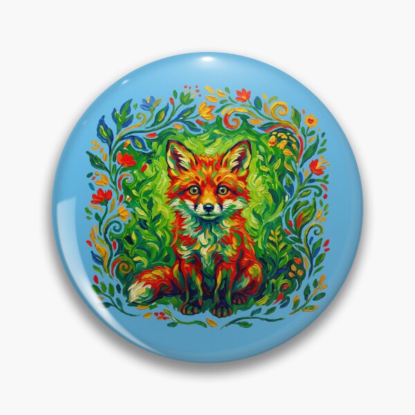 Item preview, Fox In Botanical Floral Wreath designed and sold by TeeARTHY.