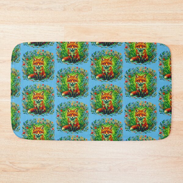 Item preview, Fox In Botanical Floral Wreath designed and sold by TeeARTHY.
