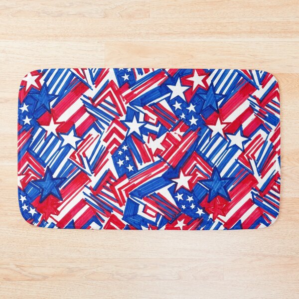 Item preview, Stars and Stripes Marker Doodle designed and sold by LibertyForge-Co.