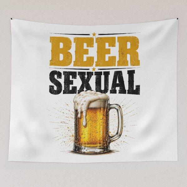 Item preview, I Am A Beer Sexual – Vintage Beer Lover Edition designed and sold by Pecata.