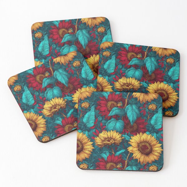 Item preview, Blooming Sunflower Floral  - Flower Bouquet Pattern - Christmas Gift Ideas designed and sold by RoyalStarsPatts.