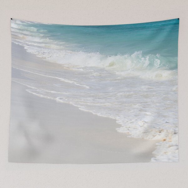 Item preview, Turquoise Waves on White Sand 1 designed and sold by Anita's & Bella's Art.