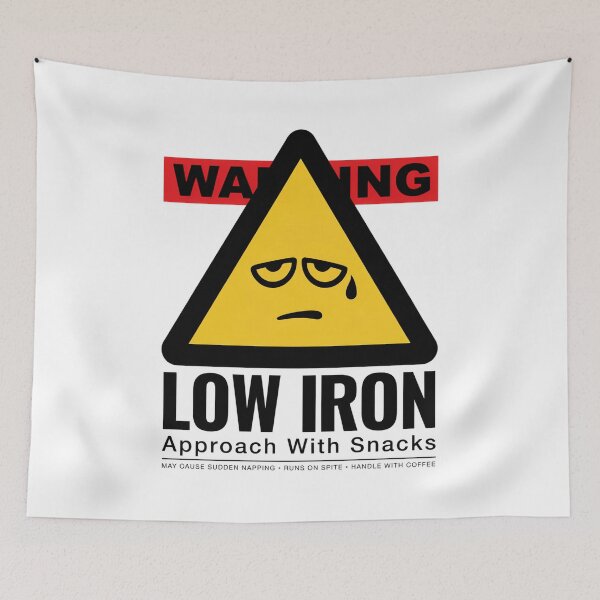 Item preview, Warning Low Iron Shirt - Funny Dizzy Queen Anemia Health Irony Gift designed and sold by EXATEES  ⭐⭐⭐⭐⭐.