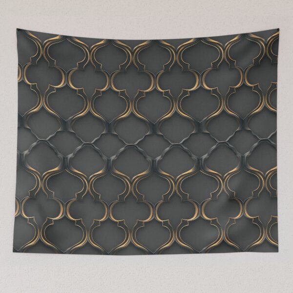 Item preview, Luxury Geometric Gold Pattern designed and sold by MegaNovaArt.