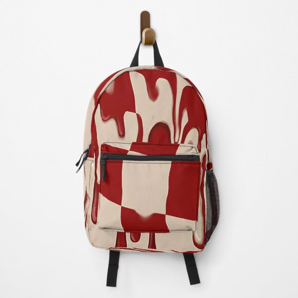 Item preview, Melting Red Checkerboard Abstract Art designed and sold by asudesign.