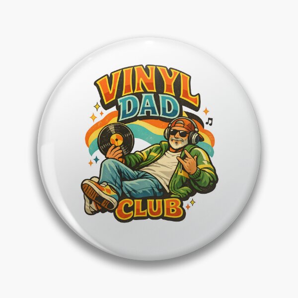 Item preview, Vinyl Dad Club Retro Music Lover Father's Day Record Collector Gift designed and sold by DREAMBURN™.