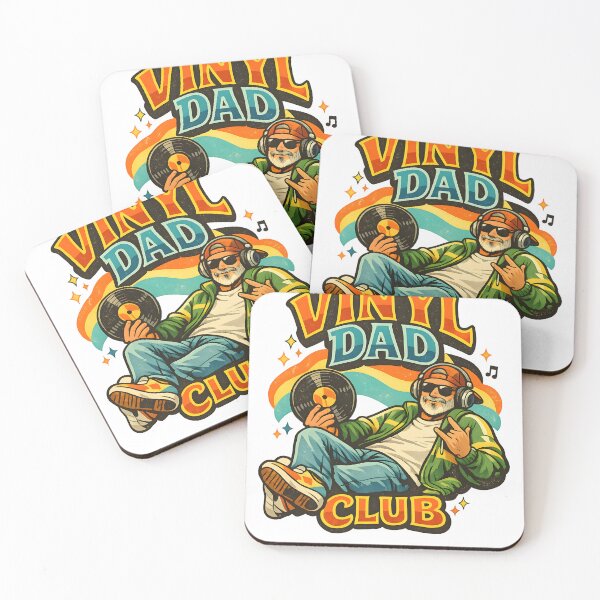 Item preview, Vinyl Dad Club Retro Music Lover Father's Day Record Collector Gift designed and sold by DREAMBURN™.