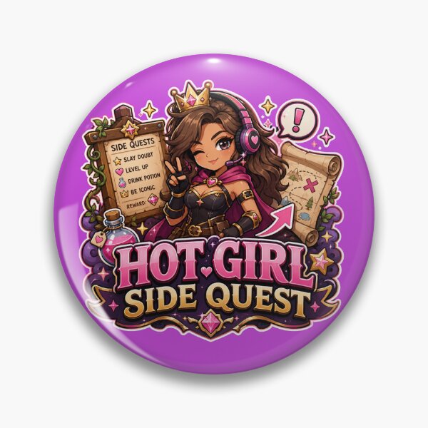 Item preview, Hot Girl Side Quest designed and sold by Super Glopz.