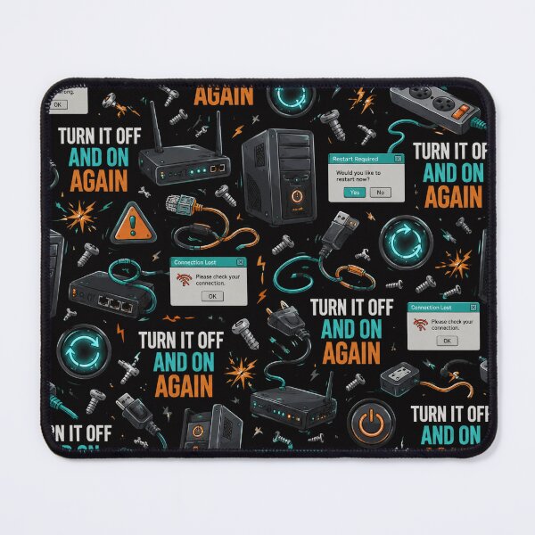 Item preview, Turn It Off and On Again Hardware Chaos designed and sold by DebugLab.