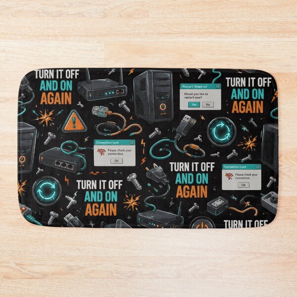 Item preview, Turn It Off and On Again Hardware Chaos designed and sold by DebugLab.