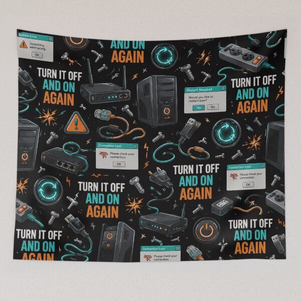 Item preview, Turn It Off and On Again Hardware Chaos designed and sold by DebugLab.