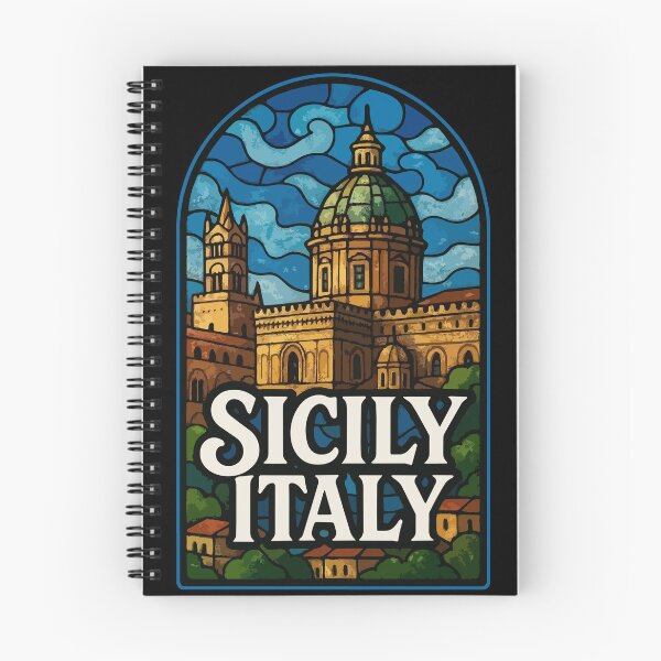 Item preview, Sicily Palermo Cityscape Italy Stained Glass Art Travel designed and sold by TomFrontierArt.