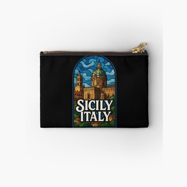 Item preview, Sicily Palermo Cityscape Italy Stained Glass Art Travel designed and sold by TomFrontierArt.