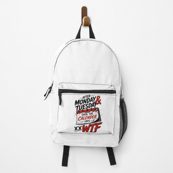 Item preview, Funny Midweek Calendar WTF Quote - Grunge calendar chaos and bold typography designed and sold by HiteshArt111.
