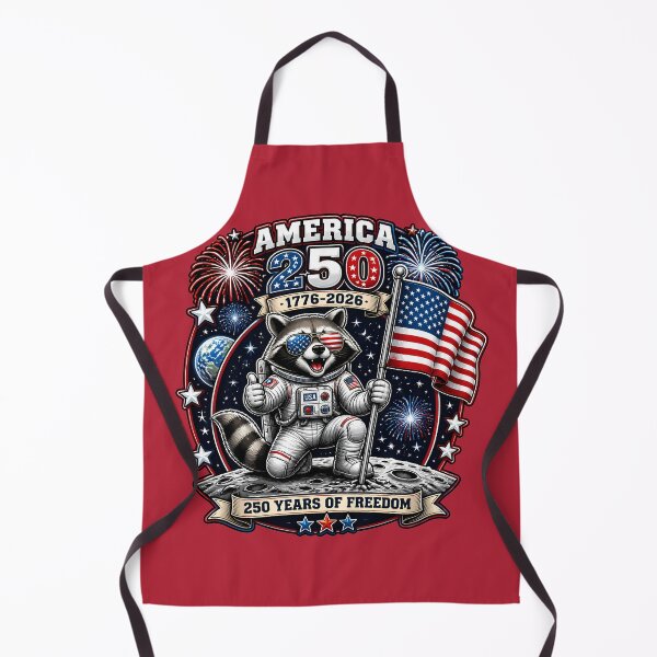Item preview, Astronaut Raccoon America 250 Patriotic Design | 1776 2026 Independence Day | Funny July 4th Moon Landing Trash Panda designed and sold by VectorJoy.