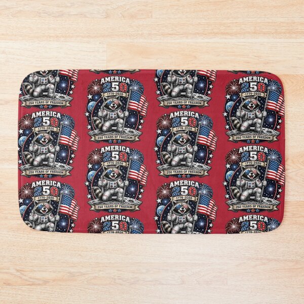 Item preview, Astronaut Raccoon America 250 Patriotic Design | 1776 2026 Independence Day | Funny July 4th  Moon Landing Trash Panda designed and sold by VectorJoy.