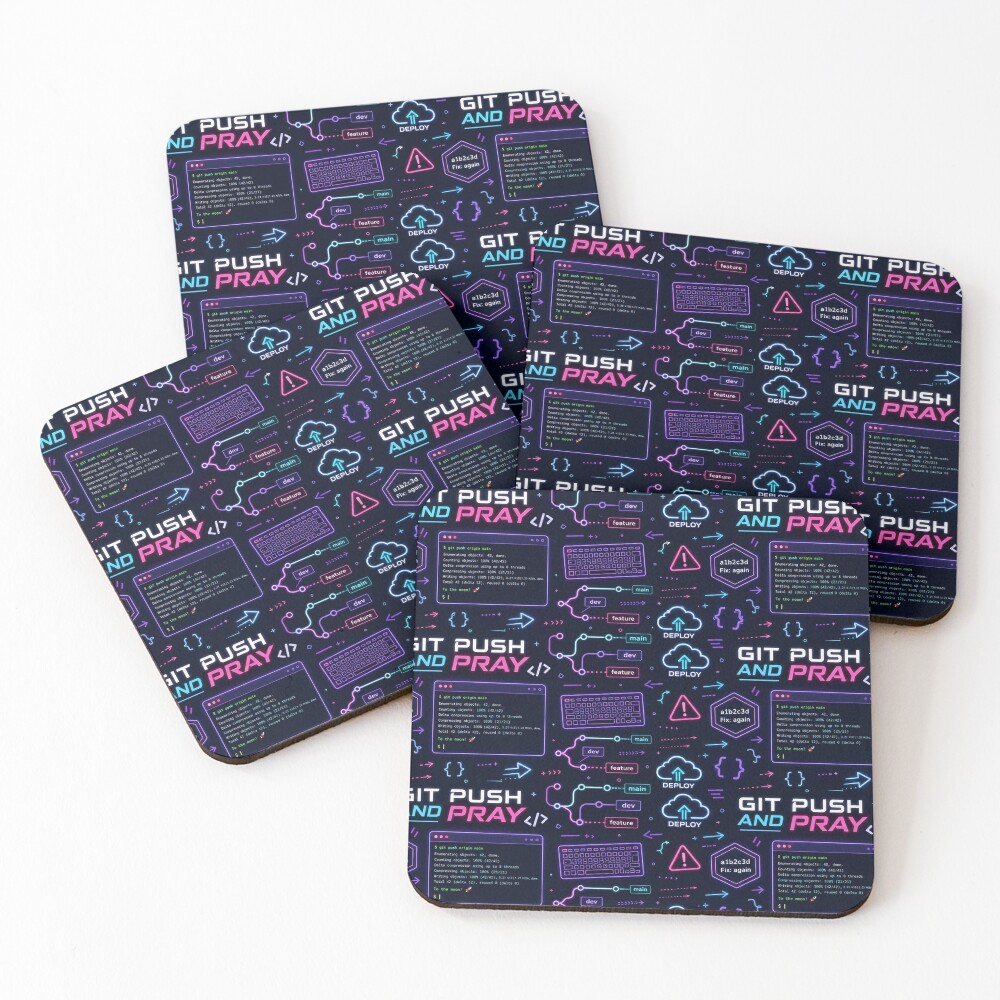 Item preview, Coasters (Set of 4) designed and sold by DebugLab.