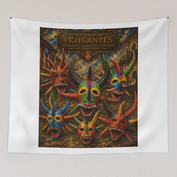 Item preview, Masks of the Vejigantes: Heritage, Tradition and Culture of Puerto Rico designed and sold by ITSimagination.