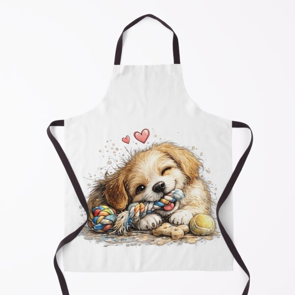 Item preview, CSK 27 – Playful Puppy with Toy Rope designed and sold by CSK27.