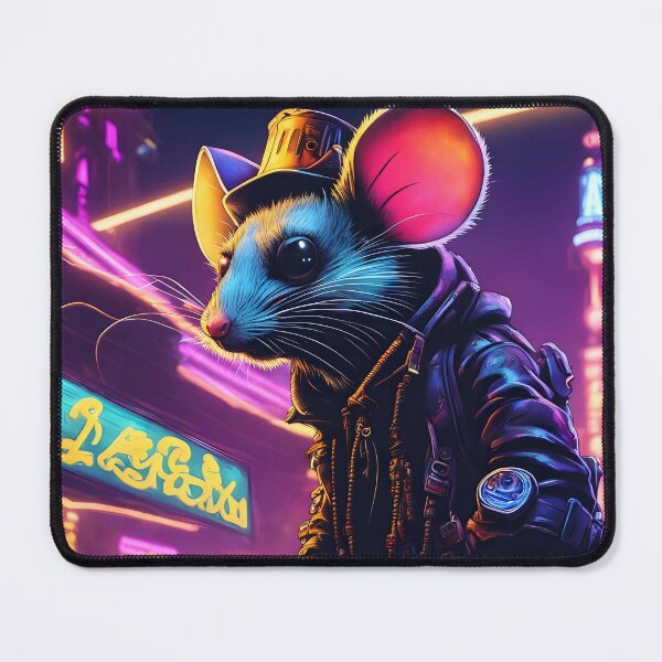 Item preview, Cyberpunk Mouse designed and sold by DroneWorks Creative.