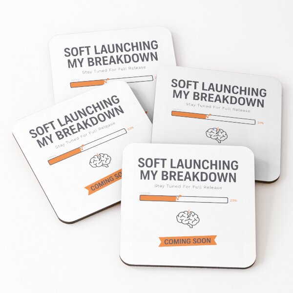 Item preview, Soft Launching My Breakdown Shirt - Funny Burnout Gen Z Mental Health Tee designed and sold by EXATEES  ⭐⭐⭐⭐⭐.