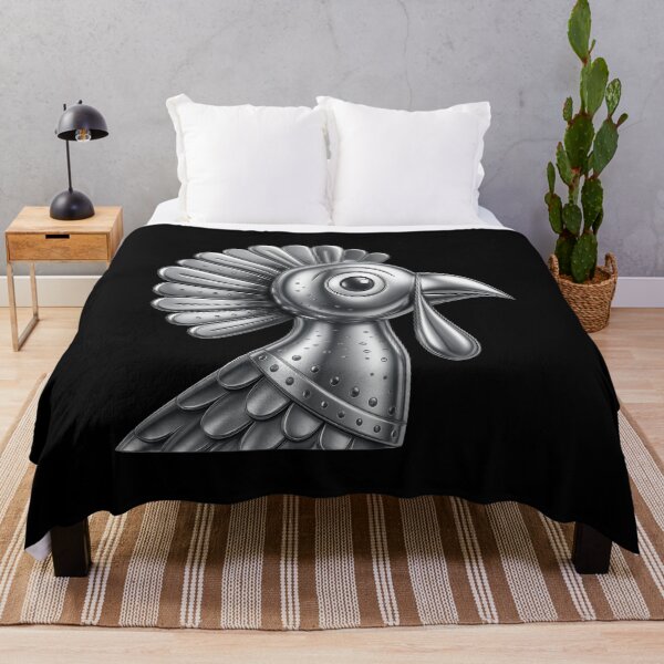 Item preview, Metallic Turkey Head Industrial Bird Chrome Style Design designed and sold by kakmi-art.