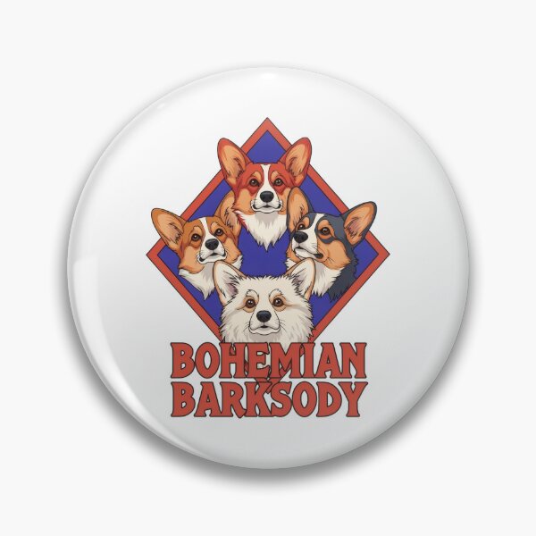 Item preview, Bohemian Barksody Funny Queen Corgi Music Parody designed and sold by HobClub.