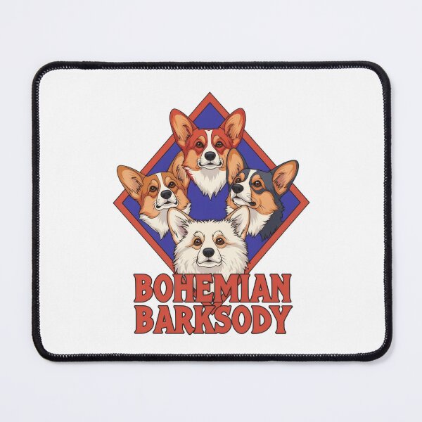 Item preview, Bohemian Barksody Funny Queen Corgi Music Parody designed and sold by HobClub.