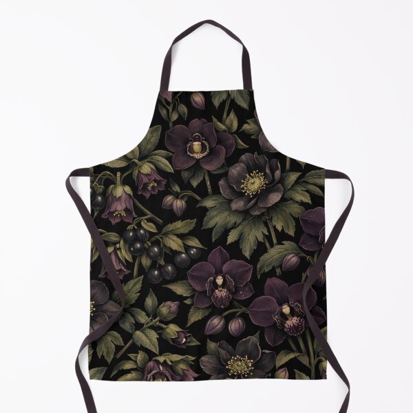 Item preview, Dark Botanical Elegance Moody Floral Pattern designed and sold by Owcomm.