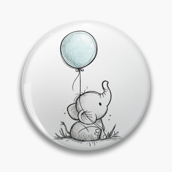 Item preview, CSK 27 – Little Elephant with Balloon designed and sold by CSK27.