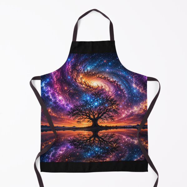 Item preview, Cosmic tree by a mirrored lake designed and sold by OandSDesigns23.