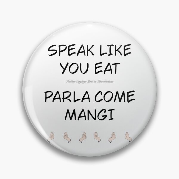 Item preview, Italian sayings modi di dire designed and sold by Order42.