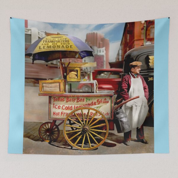 Item preview, City - NY - Tellas Busy Bee Frankfurters 1936 designed and sold by Mike Savad Photography.
