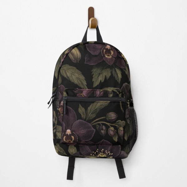 Item preview, Dark Botanical Elegance Moody Orchids and Nightshade Berries designed and sold by Owcomm.
