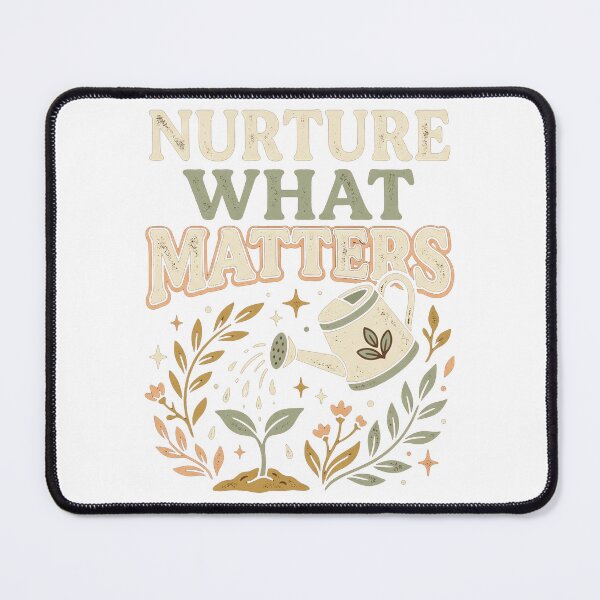 Item preview, Nurture What Matters Boho Gardening Nature T-Shirt Gift designed and sold by PlushFutura.