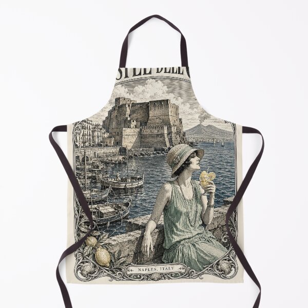 Item preview, Castel dell'Ovo, Naples, Italy [Wood Engraving] designed and sold by elektronen.