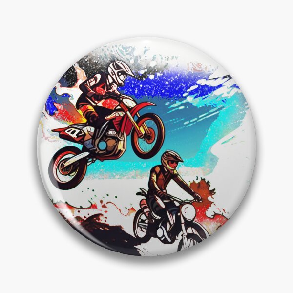 Artikelvorschau, Rennen um den Sieg – Motocross-Rennfahrer entworfen und verkauft von NaturePrints.