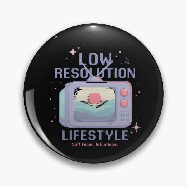Item preview, Low Resolution Lifestyle Shirt - Retro Pixel Art Digital Fatigue Tee designed and sold by EXATEES  ⭐⭐⭐⭐⭐.