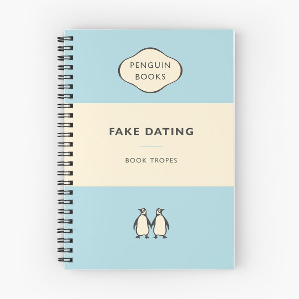 Item preview, fake dating penguin cover book tropes designed and sold by liveawhimsylife.