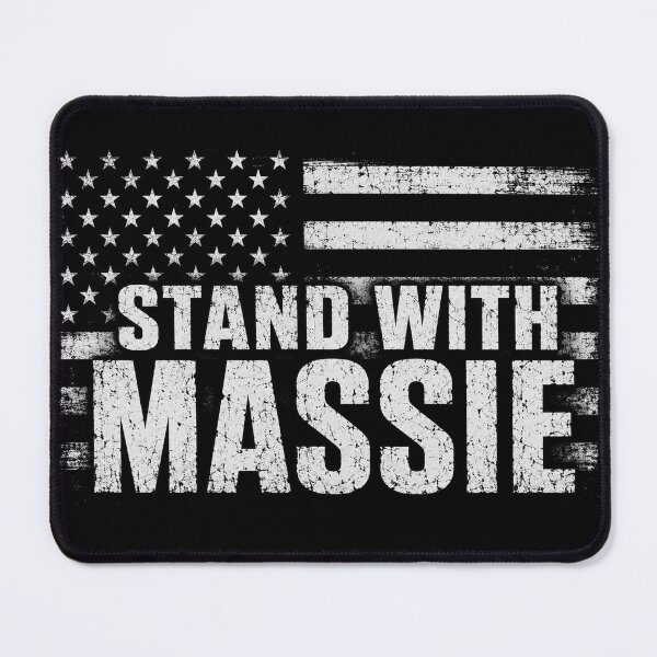Item preview, Stand With Massie Patriotic Libertarian Graphic designed and sold by MaxLevelMerch.