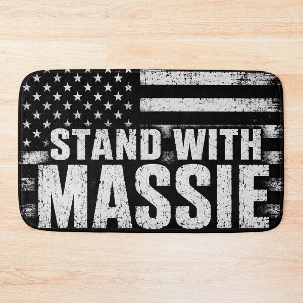 Item preview, Stand With Massie Patriotic Libertarian Graphic designed and sold by MaxLevelMerch.