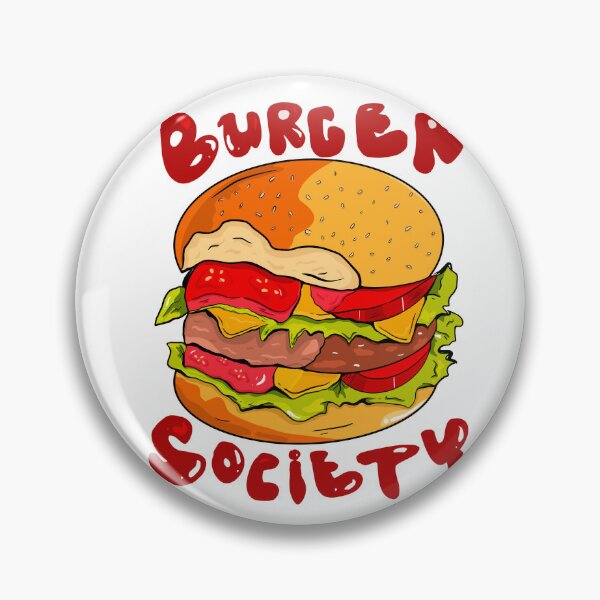 Item preview, Burger Society – Retro Cheeseburger Food Lover Illustration designed and sold by chupichapa.