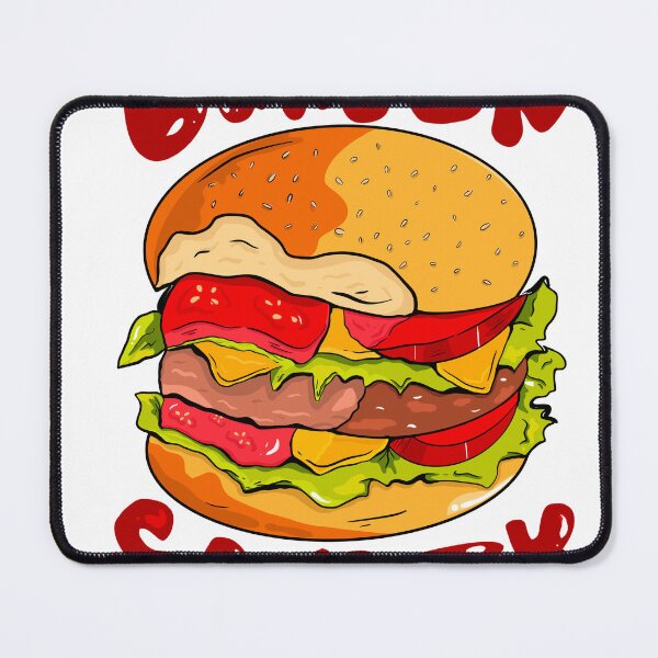 Item preview, Burger Society – Retro Cheeseburger Food Lover Illustration designed and sold by chupichapa.