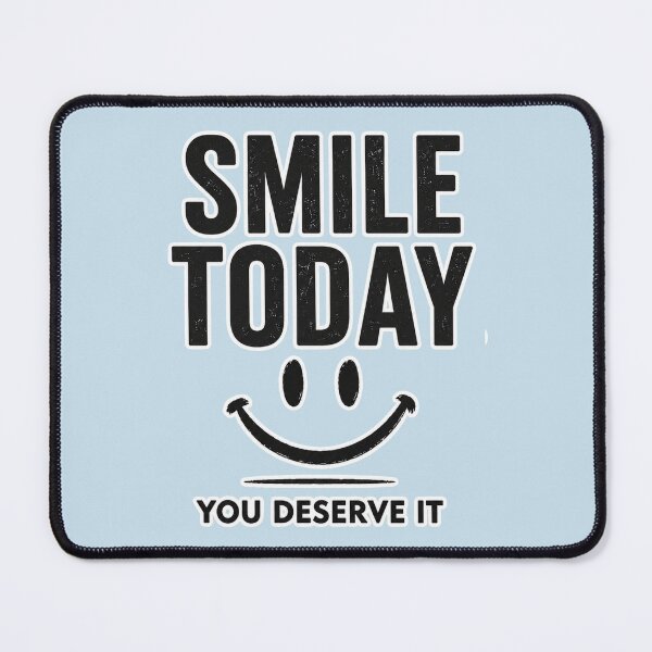 Item preview, Smile Today You Deserve It Vintage Motivational Quote Smiley Aesthetic Design designed and sold by MartBook.