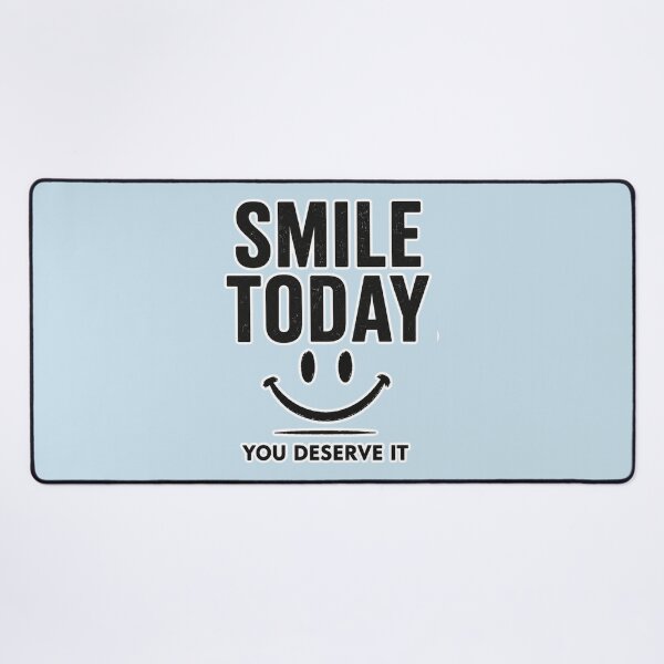 Item preview, Smile Today You Deserve It Vintage Motivational Quote Smiley Aesthetic Design designed and sold by MartBook.