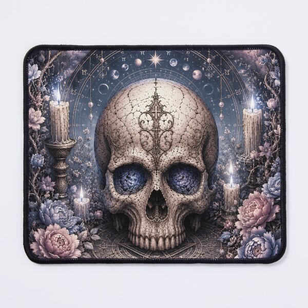 Item preview, Mystical Gothic Skull Ritual designed and sold by VeltharaArt.